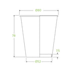 230ml / 6oz (80mm)  Qty:1000