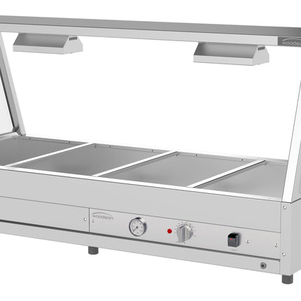 Woodson 4 Module Self Serve Hot Food Display W.HFSS24