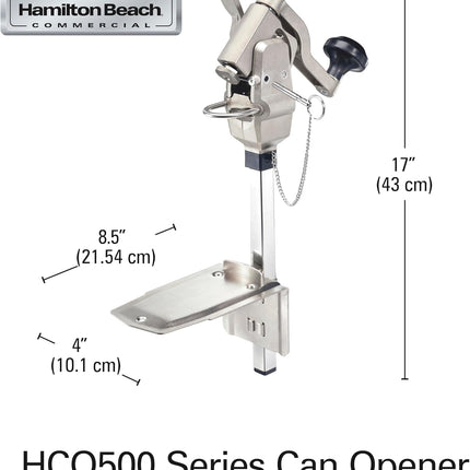 Hamilton Beach Commercial Heavy-Duty Side-Cut Can Opener COH0500 — view 6