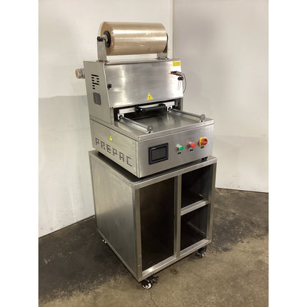 Used Prepac P300 Semi-Automatic Tray Sealer + Trolley - 896628