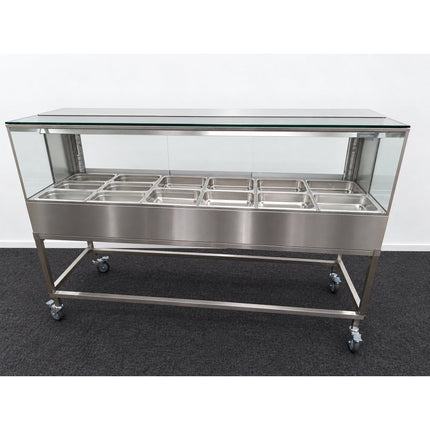 Used Woodson W.HFSQ26C Hot Food Display + Trolley - 851124