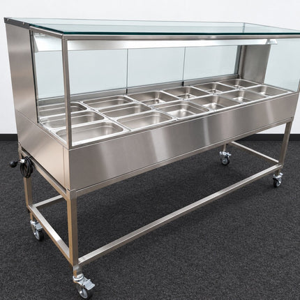 Used Woodson W.HFSQ26C Hot Food Display + Trolley - 851124