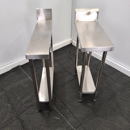 Used Simply Stainless Stainless Steel Infill Benches x 2 - 880676