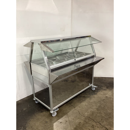 Used Roband E24 Heated Display with Stand + Sneeze Guards - 890246