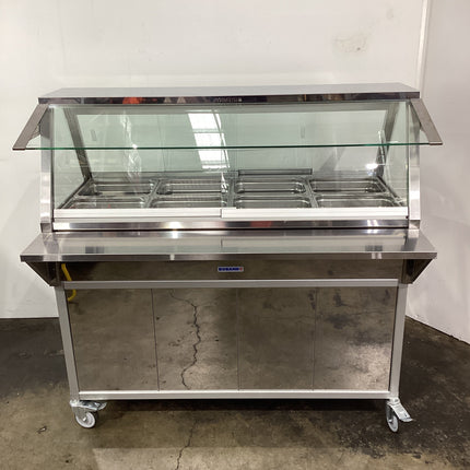 Used Roband E24 Heated Display with Stand + Sneeze Guards - 890246