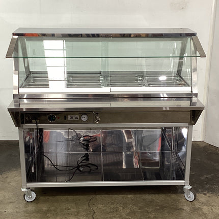 Used Roband E24 Heated Display with Stand + Sneeze Guards - 890246