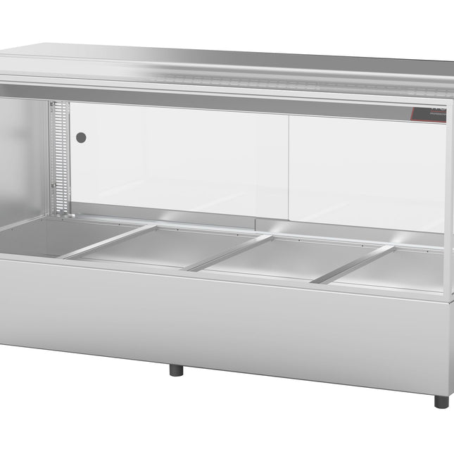 Woodson 4 Module Square Glass Hot Food Display W.HFSQ24