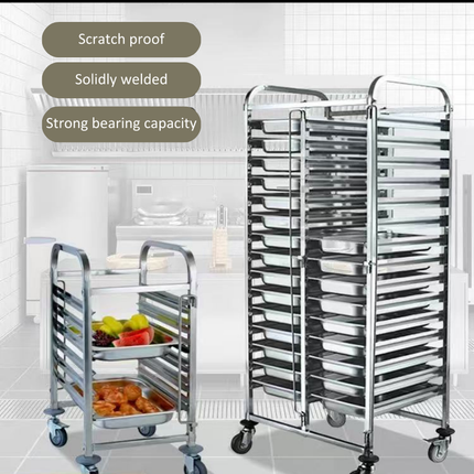 Kitchen Knock Gastronorm Pan Trolleys GN Pan Racks
