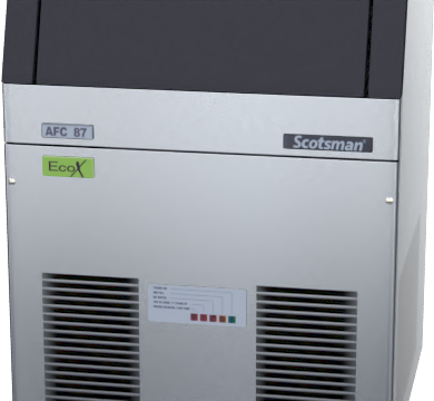 Scotsman AFC 87 AS OX - 70kg - Self Contained Cubelet Ice Maker - AFC_87_AS_OX_RCLOSEUP_AN