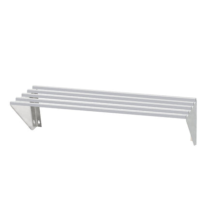 Kitchen Knock Single Tier Stainless Steel Square Tube Wall Shelf 600-1800mm - image 1