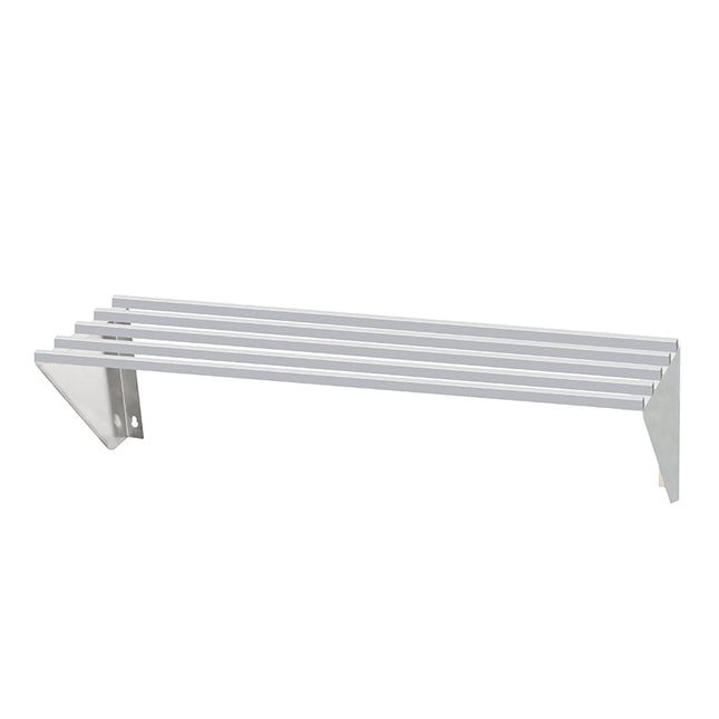 Kitchen Knock Single Tier Stainless Steel Square Tube Wall Shelf 600-1800mm - image 1