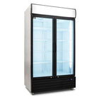 AG Equipment 1000L 2 Glass Door Upright Display Fridge CU1000TNG