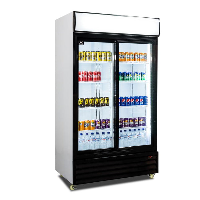 AG Equipment CU1000TNG-SD upright display fridge — front view
