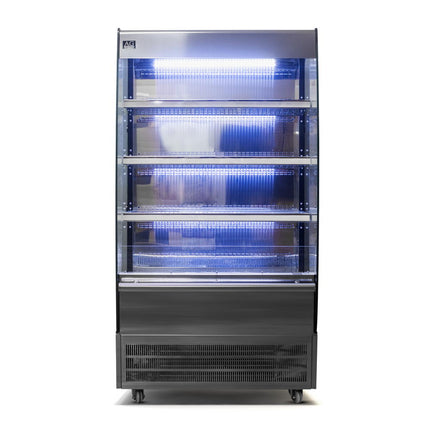 AG 1000MM - 500 Litre - Open Showcase Fridge