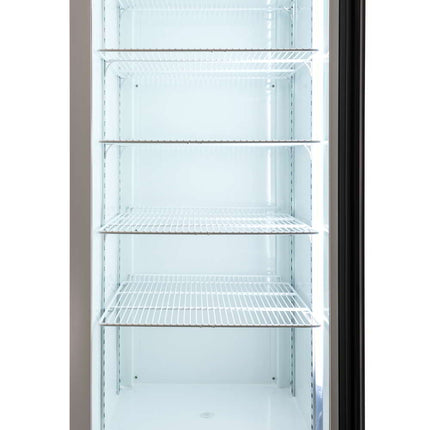 AG 420 Litre Single Door Upright Display Fridge - Glass Door