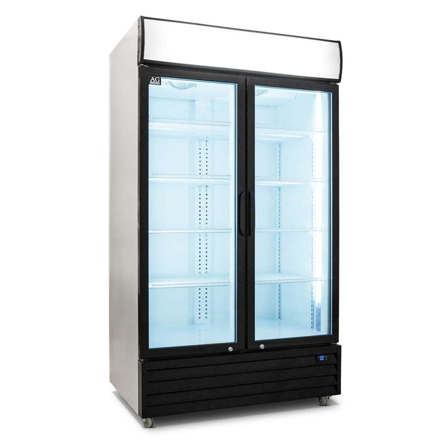 AG Equipment CU800TNG upright display fridge — front view