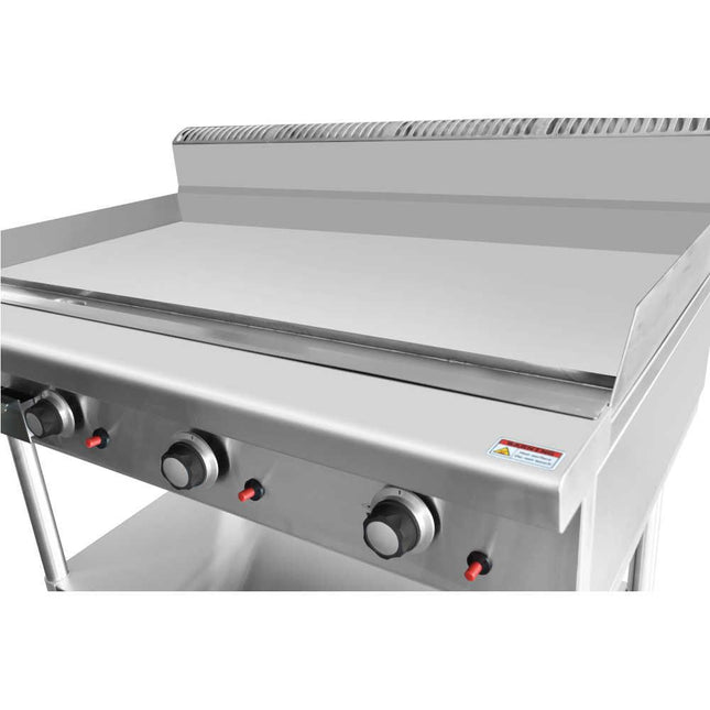 AG Four Burner Commercial Flat Griddle/Hotplate - 1200MM WIDTH - LPG