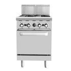 AG Four Burner Gas Cooktop Range with Oven - 600mm width - LPG