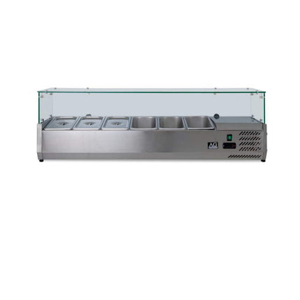 AG Equipment VRX1400-380 countertop prep fridge — view 6