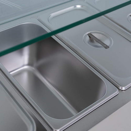 AG Equipment VRX1400-380 countertop prep fridge — view 12