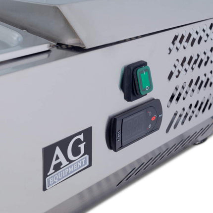 AG Equipment VRX1400-380 countertop prep fridge — view 13