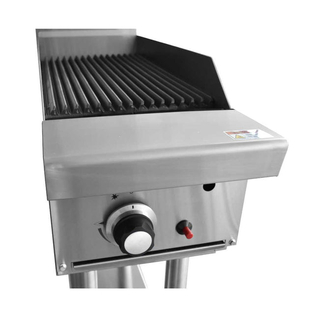 AG Single Burner Commercial Chargrill - 300MM width - Natural Gas