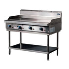 CookRite 1200mm Freestanding Gas Griddle Hotplate LPG with Stand AT80G12G-F-LPG