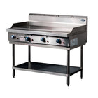 CookRite Freestanding Gas Griddle 1200mm Hotplate with Stand NG AT80G12G-F-NG