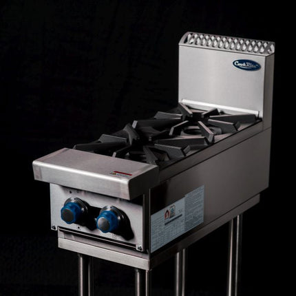 CookRite Freestanding  Gas Cooktop 2 Burners Stove with Stand LPG AT80G2B-F-LPG