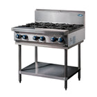 CookRite Freestanding Gas Cooktop 6 Burners Stove with Stand NG AT80G6B-F-NG