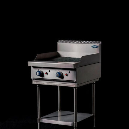 CookRite Freestanding 600 mm Radiant Char Grills with Stand NG AT80G6C-F-NG
