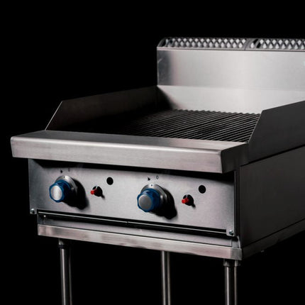 CookRite Freestanding 600 mm Radiant Char Grills with Stand NG AT80G6C-F-NG