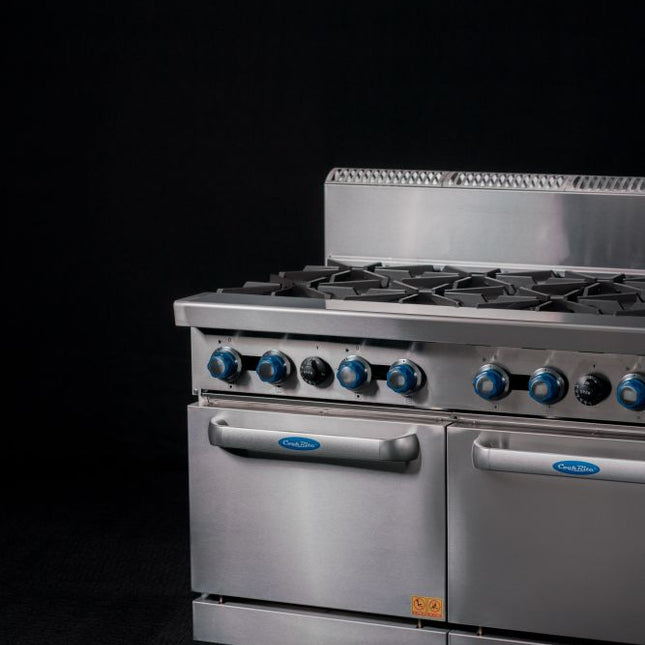 CookRite Freestanding Gas Stove 8 Burners Cooktop With Oven LPG AT80G8B-O-LPG