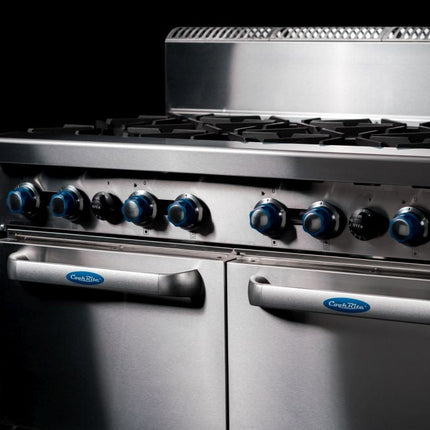 CookRite Freestanding Gas Stove 8 Burners Cooktop With Oven LPG AT80G8B-O-LPG