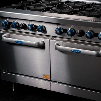 CookRite Freestanding Gas Stove 8 Burners Cooktop With Oven LPG AT80G8B-O-LPG
