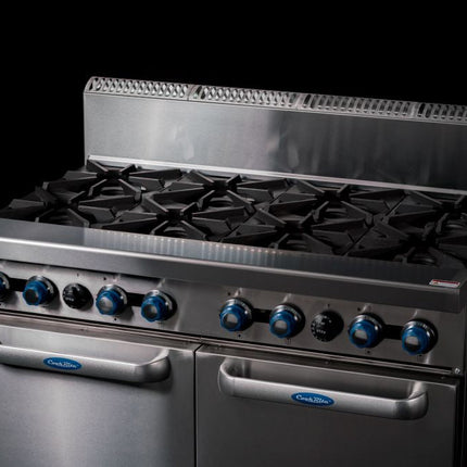 CookRite Freestanding Gas Stove 8 Burners Cooktop With Oven LPG AT80G8B-O-LPG