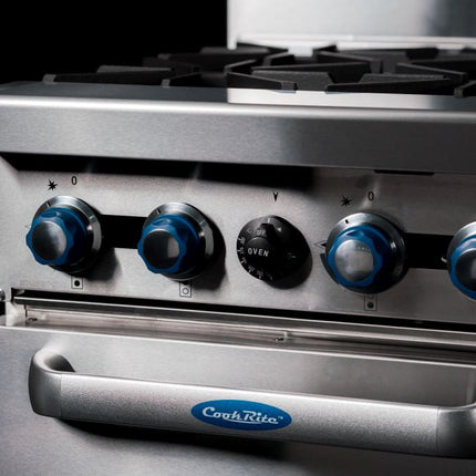 CookRite Freestanding Gas Stove 8 Burners Cooktop With Oven LPG AT80G8B-O-LPG