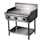 CookRite Freestanding 900mm Gas Griddle Hotplate with Stand LPG AT80G9G-F-LPG