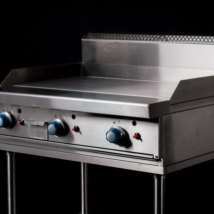 CookRite Freestanding 900mm Gas Griddle Hotplatewith Stand  NG AT80G9G-F-NG
