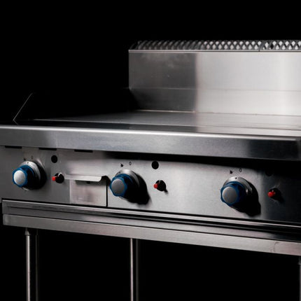CookRite Freestanding 900mm Gas Griddle Hotplatewith Stand  NG AT80G9G-F-NG