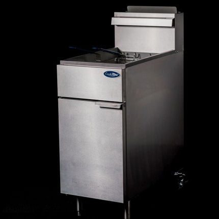 CookRite Freestanding 3 Tubes Gas Deep Fryer LPG ATFS-40-LPG