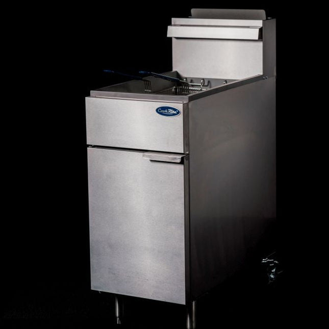 CookRite Freestanding 3 Tubes Gas Deep Fryer LPG ATFS-40-LPG