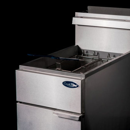 CookRite Freestanding 3 Tubes Gas Deep Fryer LPG ATFS-40-LPG