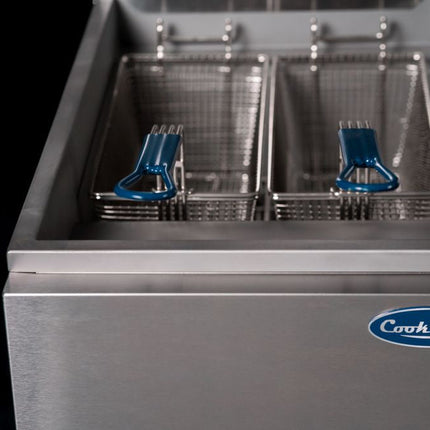 CookRite Freestanding 3 Tubes Gas Deep Fryer LPG ATFS-40-LPG
