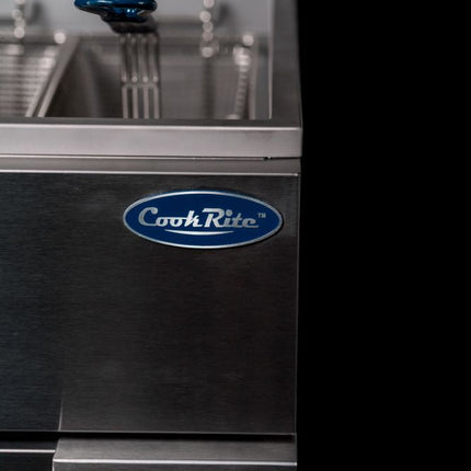 CookRite Freestanding 3 Tubes Gas Deep Fryer LPG ATFS-40-LPG