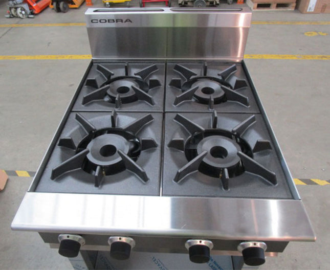 Cobra C6D - 600mm Four Burner Gas Cooktop AUC6DF-L - Warehouse Clearance