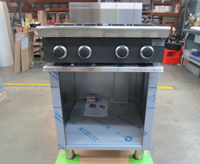 Cobra C6D - 600mm Four Burner Gas Cooktop AUC6DF-L - Warehouse Clearance