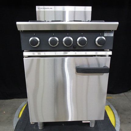 Cobra CR6D 600mm Gas Range Static Oven AUCR6DF-N - Warehouse Clearance