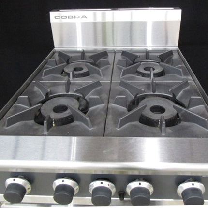 Cobra CR6D 600mm Gas Range Static Oven AUCR6DF-N - Warehouse Clearance
