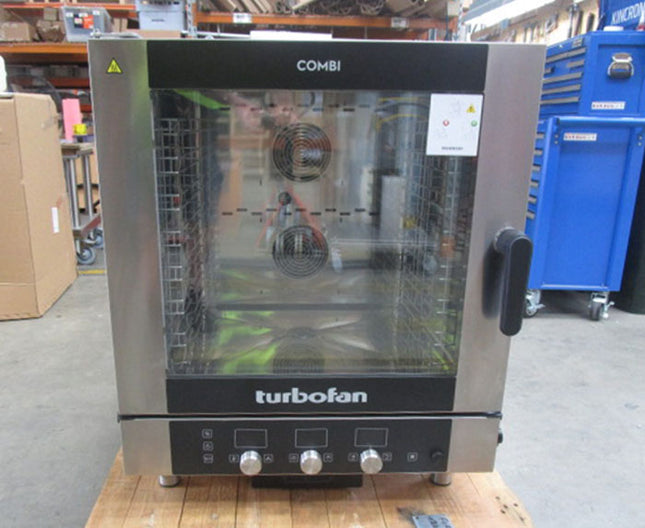 Turbofan Combi Turbofan EC40D7 - Full Size 7 Tray Digital / Electric Combi Oven AUEC40D7 - Warehouse Clearance